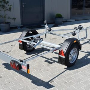 Brenderup 150600 UB, Bootsanhänger, slipwagen, ungebremst, neu, kielrollen wippe, windenstand